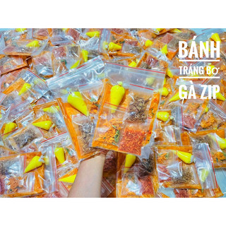 Bánh tráng bơ- khô gà- hành phi- ruốc