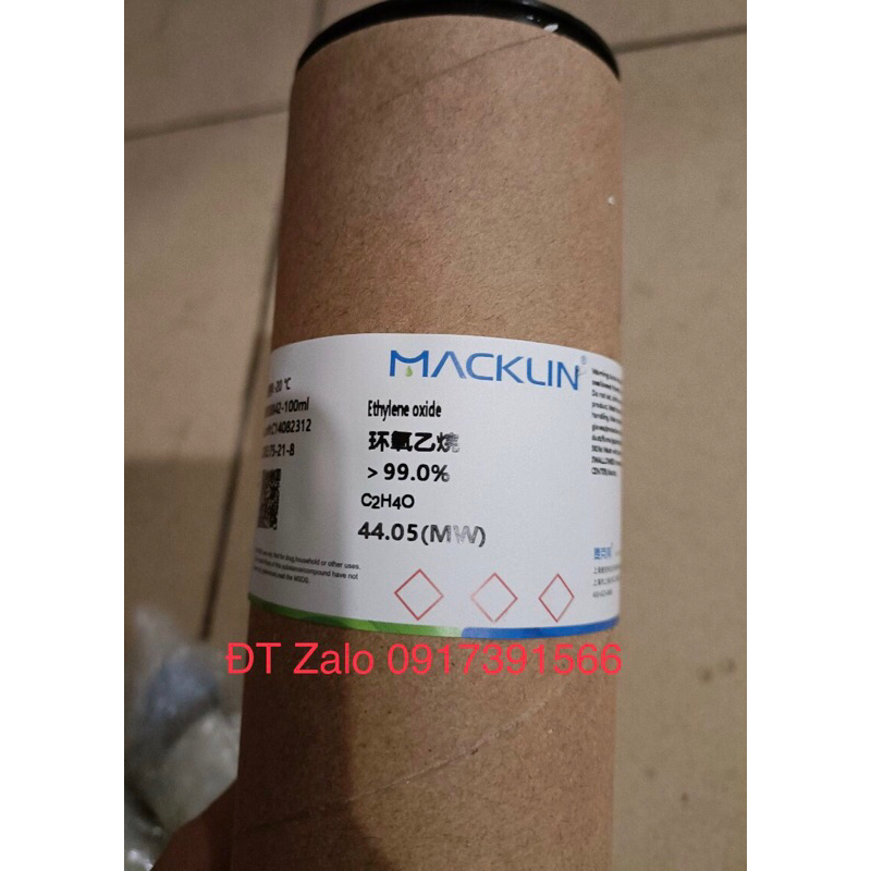 Hoá chất Ethylene oxide 99% CAS 75-21-8 bình 100ml