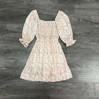 Đầm voan in hoa có bigsize