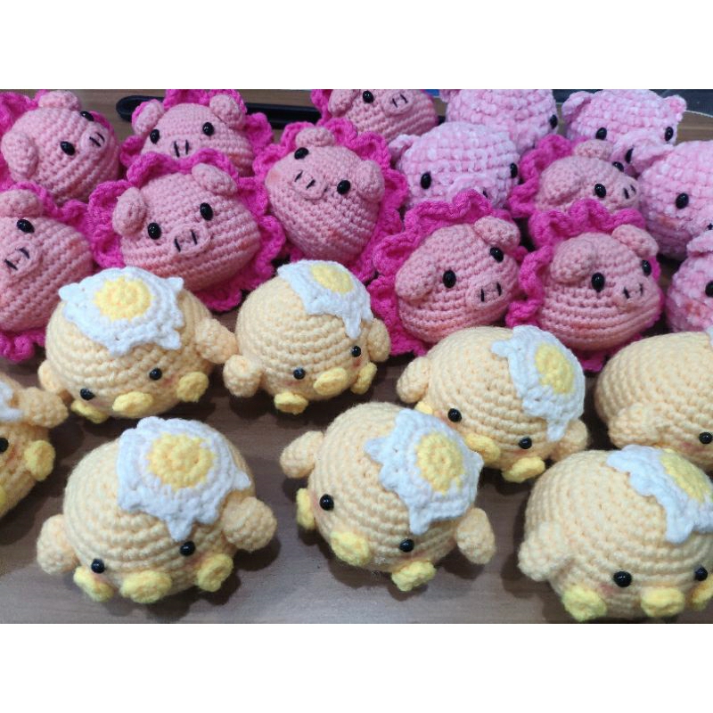 Móc Khoá Len, Hoa Đầu Thú Handmade