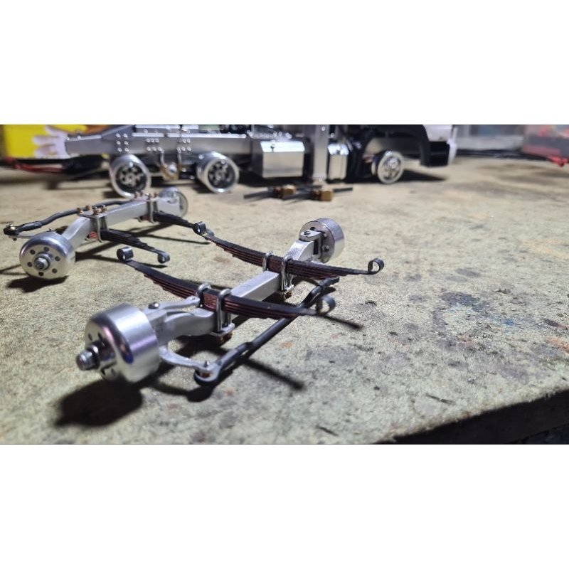 Trục lái trước cho xe tải RC 1/16. Axle front for 1/16 RC truck