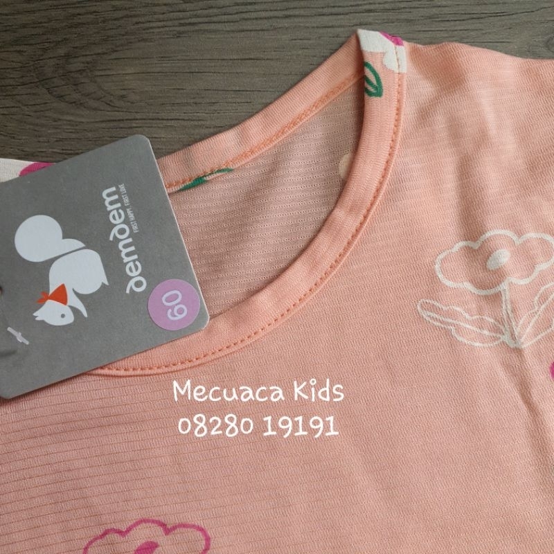 100-150 Bộ cộc tay thun co giãn siêu mềm nhẹ vải xuất Hàn màu cam cho bé gái