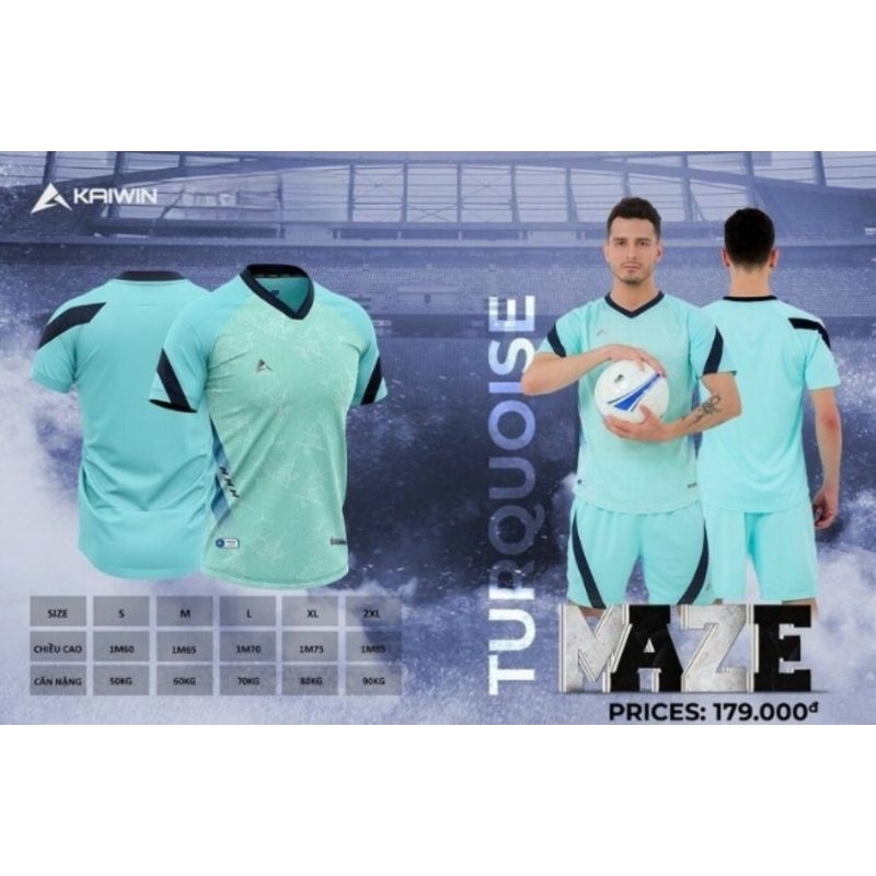 BỘ QUẦN ÁO BÓNG ĐÁ KAIWIN - MAZE