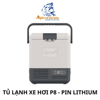 Tủ lạnh dã ngoại mini P8 8l Mr.Alpicool Sài Gòn - Tích hợp cục Pin Lithium