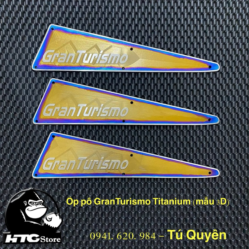 Ốp pô GranTurismo thiết kế theo fom zin chắc chắn bền bỉ dùng thay thế ốp cũ hư cũ nhằm phục hồi che đi vết va quẹt