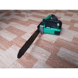Cưa xích Hitachi xài điện 100 volt