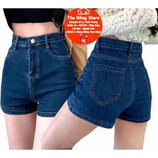 ( Size To XL-3XL) Quần Short Jean Co dãn BIG SIZE - Quần Short Jean Size Đại - Lưng Cao