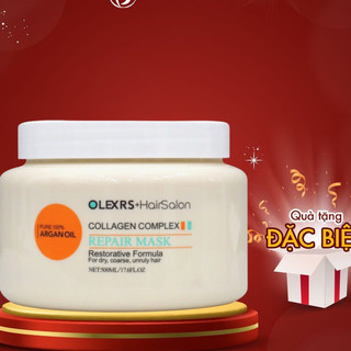 Kem ủ tóc olexrs argan oil collagen complex 500ml - hàng chính hãng