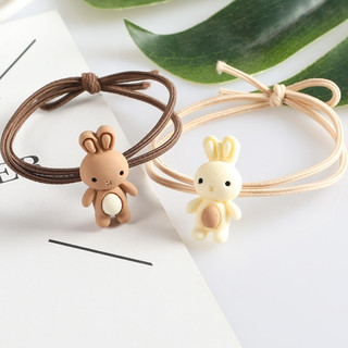 Dây buộc tóc họa tiết thỏ dễ thương