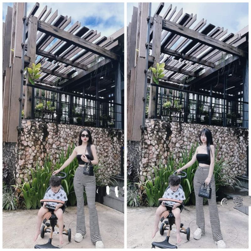 Set loe áo ống tôn dáng loại đẹp ( ảnh thật trải sàn )