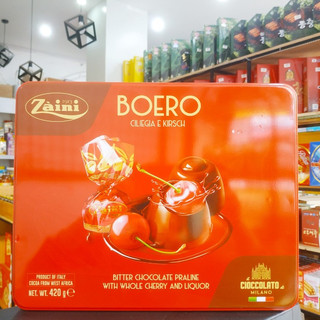 Chocolate nhân Cherry Zaini Boero hộp sắt 420g