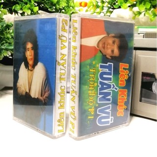 Trọn bộ 2 băng cassette liên khúc Tuấn Vũ 1,2,3,4,5 chất lượng cao