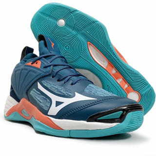 Giày bóng chuyền mizuno WAVE MOMENTUM 2 chuyên nghiệp ôm chân mẫu mới có 2 màu lựa chọn
