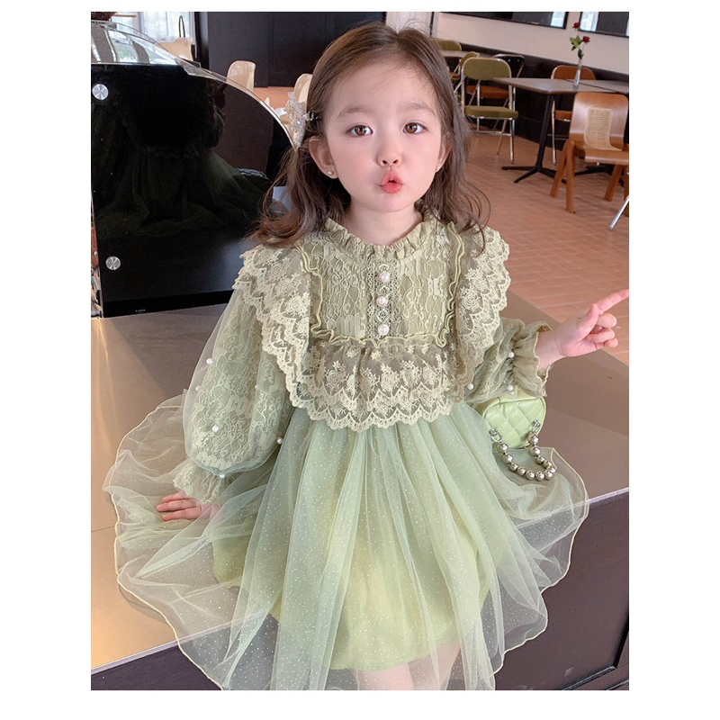 Váy công chúa cho bé Smum,Đầm xoè tay bồng mùa hè bé gái,hàng cao cấp