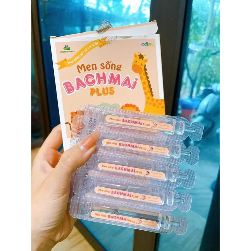 Men sống bạch mai plus cho bé từ sơ sinh