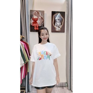 Áo thun cotton khô gấu bông siêu hot, áo 3158 freesize 40 - 70kg