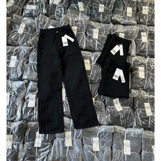 [ ẢNH THẬT] Quần suông jeans đen
