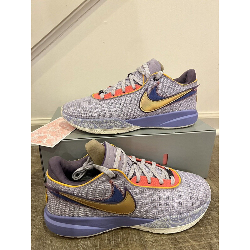 Lebron 20 Violet frost chính hãng 100%