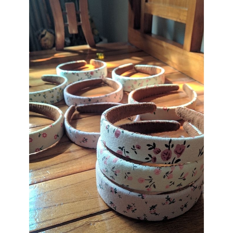 Bờm tóc, cài tóc, băng đô vải handmade