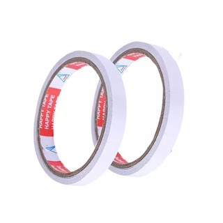 1 cuộn băng keo 2 mặt mỏng các kích thước 1.2cm, 2.4cm