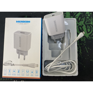 Bộ sạc nhanh gồm Củ sạc và cáp sạc 2A Microcom dành cho điện thoại Từ ip 5 đến ip X