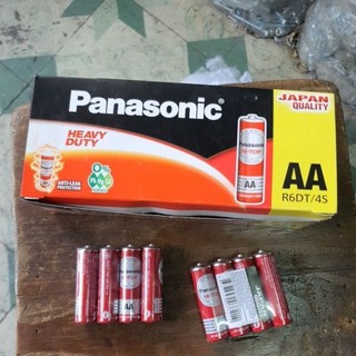 VỈ PIN AA PANASONIC R6DT/4S Đỏ