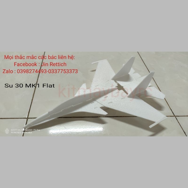 ❤️Bộ vỏ kit máy bay Su 30 Mk1 Flat Sải 72 cm