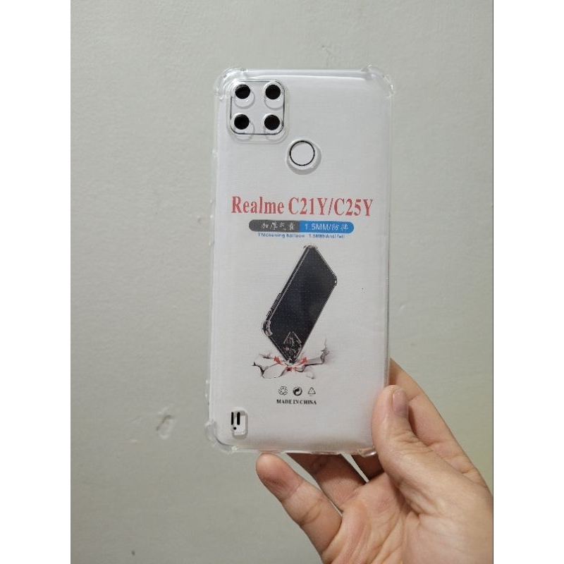 Ốp lưng silicon chống sốc trong suốt oppo Realme C21Y/C25Y