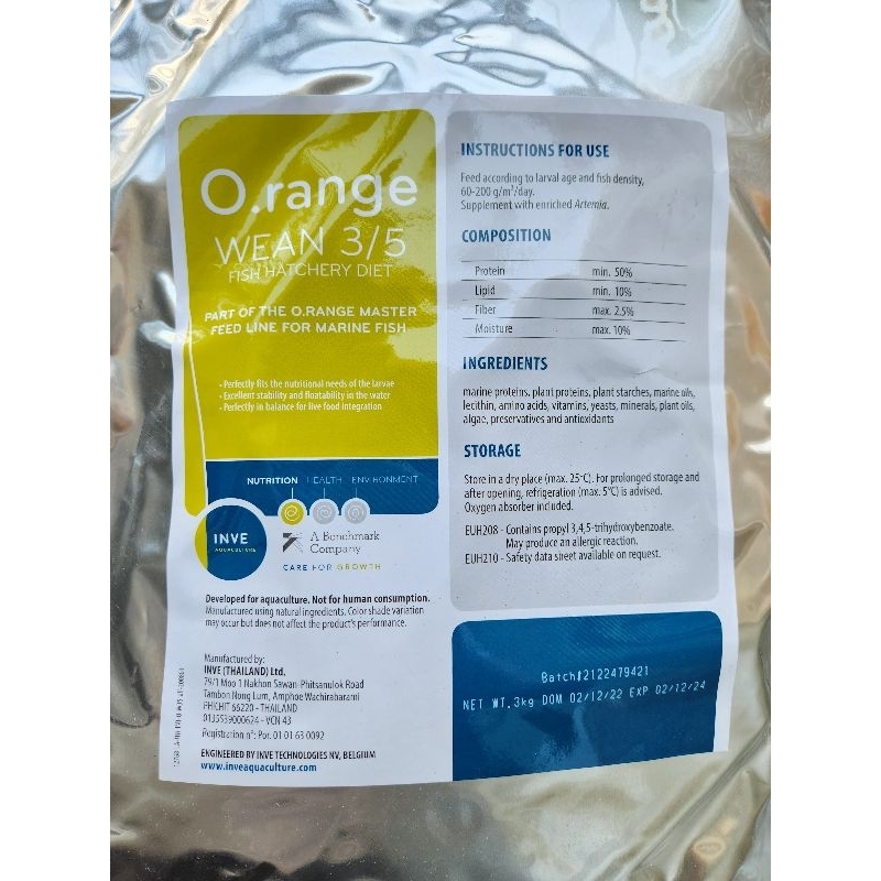 500G Cám thái Inve 3/5 5/8 chính hãng thức ăn cho cá, tép