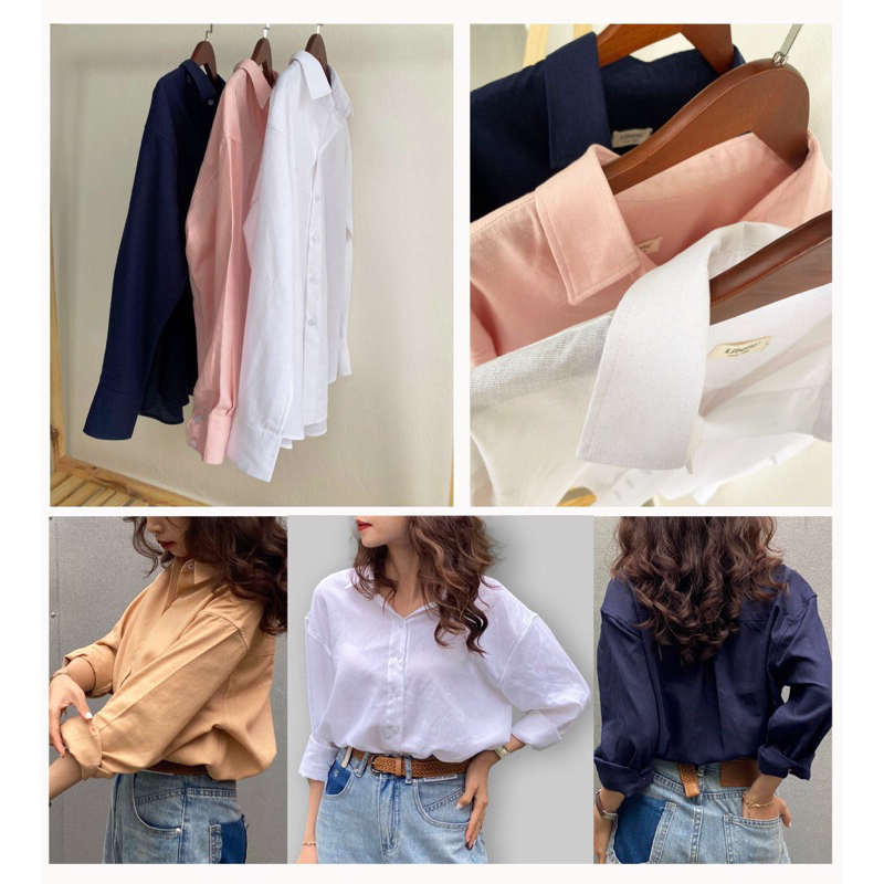 LIBERTE - SƠ MI LINEN NHIỀU MÀU