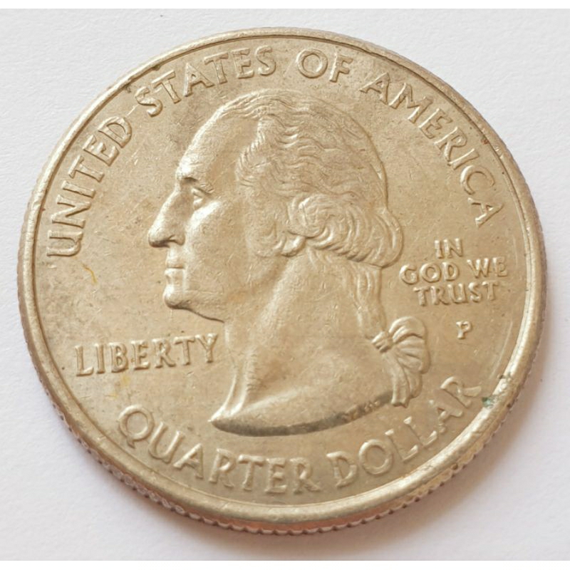 🇺🇸 Đồng xu 25 cent Đô La Mỹ may mắn sưu tầm