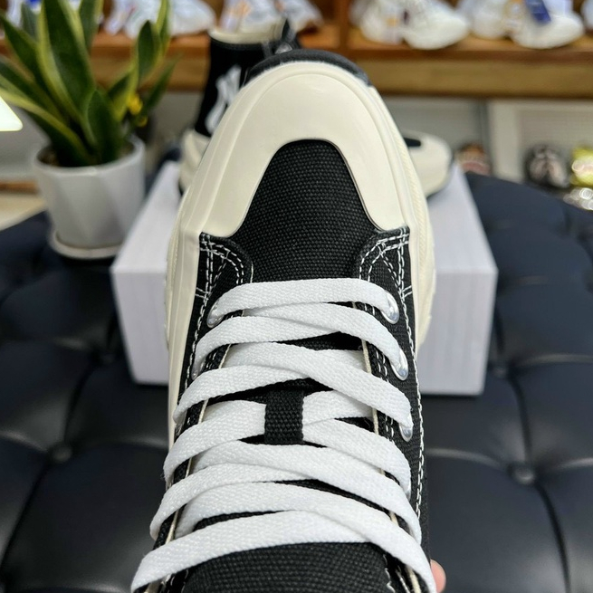 Giày thể thao sneaker MLBB Chunky High NY Đen Đế Cao 6cm Siêu Tôn Dáng