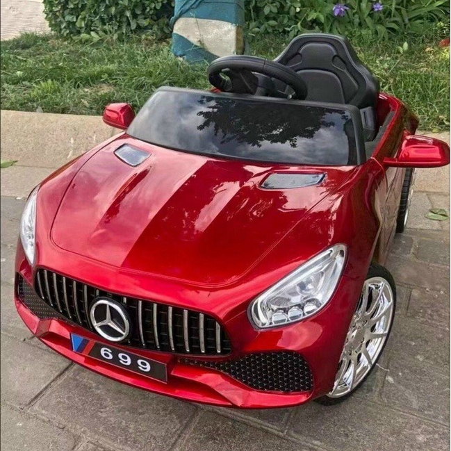 Ô Tô Điện Trẻ Em MERCEDES 699 Cho Bé 1-4 Tuổi Tự Lái Và Điều Khiển Xa (Đỏ-Trắng-Xanh)