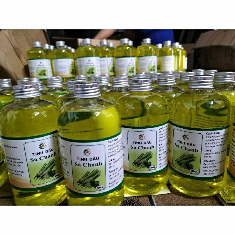 Tinh dầu sả chanh nắp nhôm 500ml xông hơi