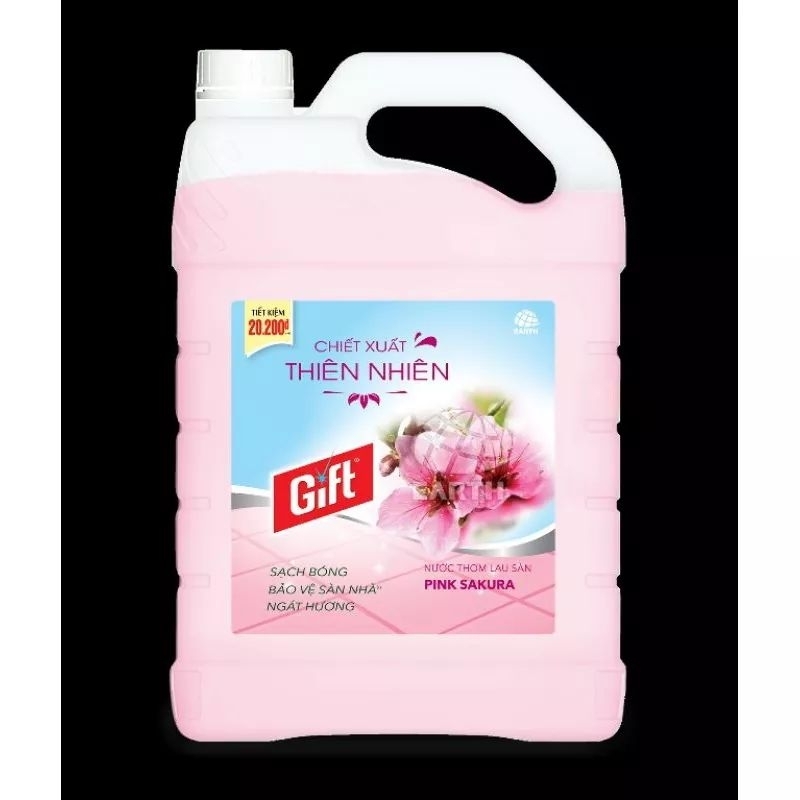 Nước Lau Sàn Gift 3.8kg  Hương Hoa Thiên Nhiên