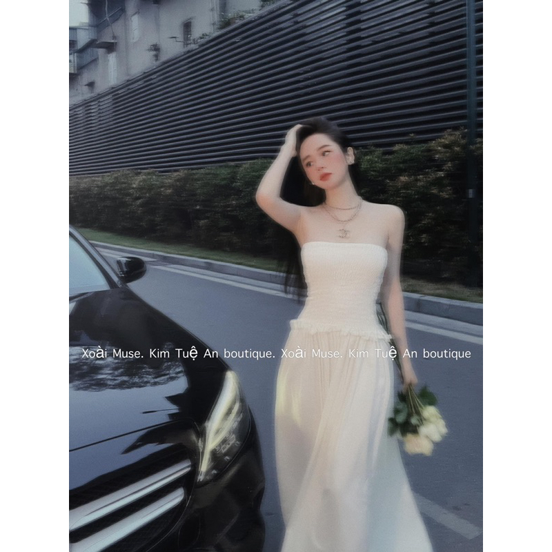 Váy Maxi Quây Chun Hot Hit