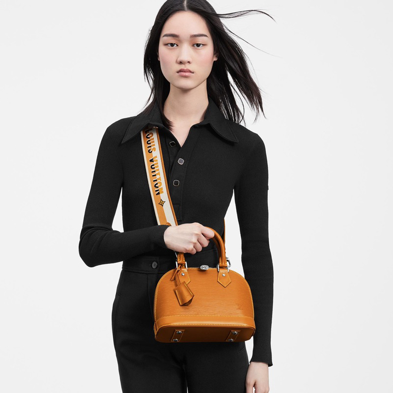 Túi si da tăm LV hến