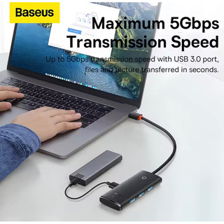 Hub chuyển đa năng baseus .orico 5in1.series 4-port usb-a/type-c hub adapter