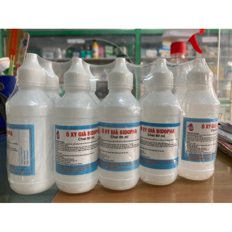 oxy già 3% rửa dụng cụ vết thương