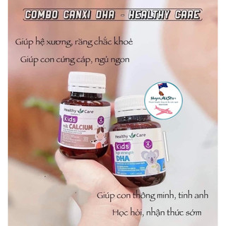 (TEM CHEMIST) Combo Canxi Milk và DHA vị Chanh cho bé