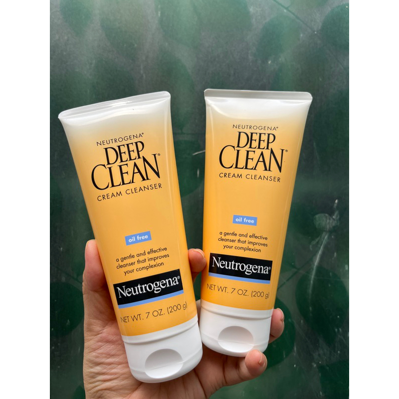 Sữa rửa mặt hỗ trợ giảm mụn Neutrogena Deep Clean Cream Cleanser 200gram