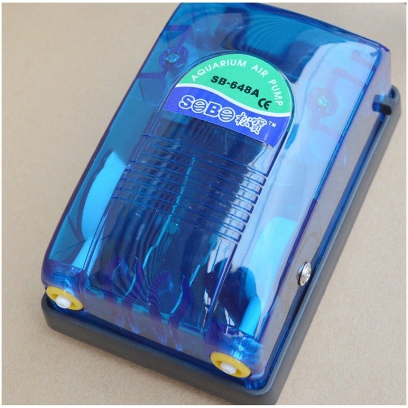 Máy sủi Oxy 2 vòi cho bể cá cảnh.