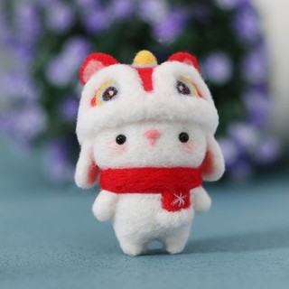 Len Chọc Handmade, Bộ Kit Len Chọc Thỏ Bunny (Có Video Hướng Dẫn)