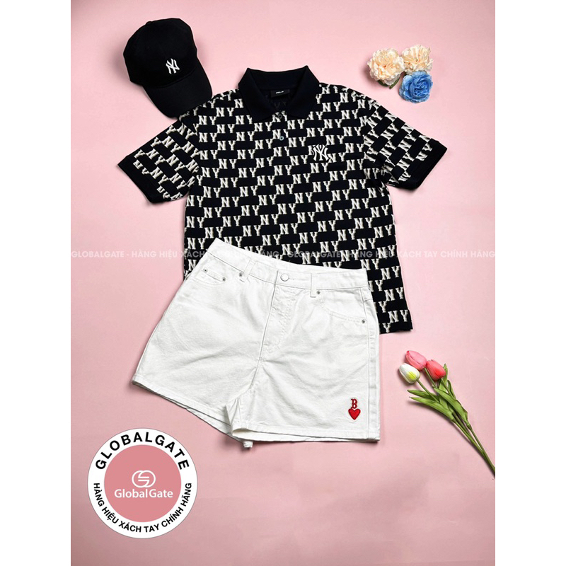 Áo polo MLB monogram ss23