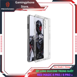Ốp lưng silicon trong suốt nubia red magic 8 pro / 8 pro + đẹp rẻ bảo vệ tốt