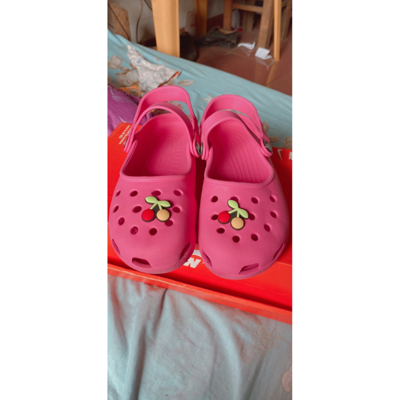 Dép Crocs bé gái Sz 34-20cm