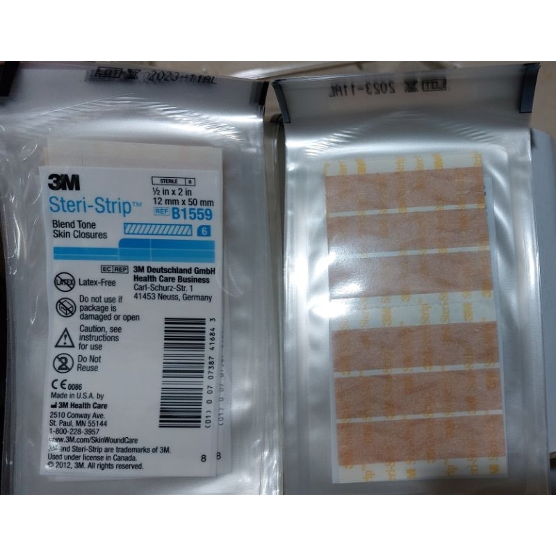 B1559 Miếng dán thay chỉ khâu da 3M Steri-Strip 12mmx50mm