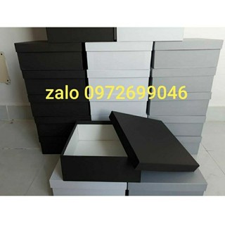 Combo 2 Hộp quà tặng - kích thước 28x30x8 màu đen