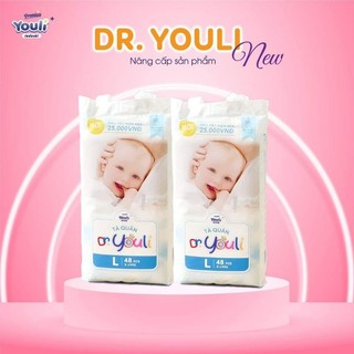 Tã/bỉm y tế dr youli dán/quần s60/m52/m48/l48/xl44