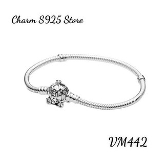 Vòng tay pan ale cỗ xe vương miện bạc s925 thuần khiết hàng cao cấp